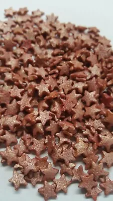 £3.19 • Buy Rose Gold Edible Sprinkles Stars Pearls Confetti 50g 100g