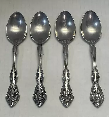 Set Of 4 Oneida Stainless Flatware Michelangelo Teaspoons/Coffee Spoons Preowned • $20