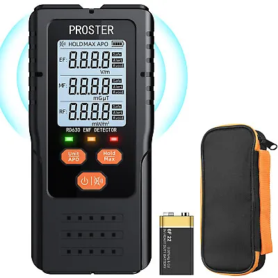 Digital EMF Meter Electromagnetic Field Radiation Detector Ghost Hunting Tester • $30.95