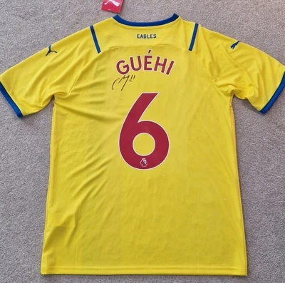 £69.99 • Buy Crystal Palace Away Shirt SIGNED BY MARC GUEHI 6