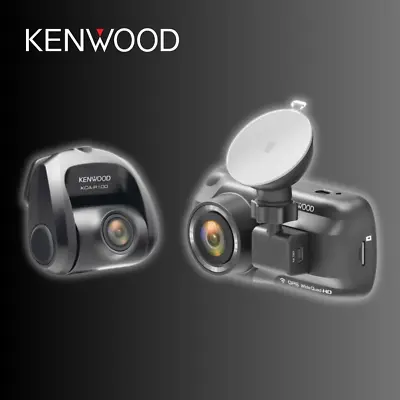 Kenwood 2ch Dash Camera With WiFi GPS 1080p DRV-A501W + KCA-R100 RRP $379 • $199