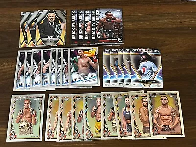 (30) 2024 Topps Chrome UFC INSERT Lot W/Refractors • $0.99