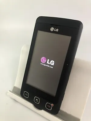 LG KP500 Black Virgin Media Network Mobile Phone 3.0  Screen Display 3MP Camera  • £10.34