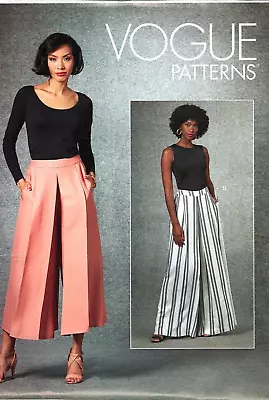 Vogue V1685 Misses 6-14 Wide Legged Palazzo Pants  Sewing Pattern • $7.99