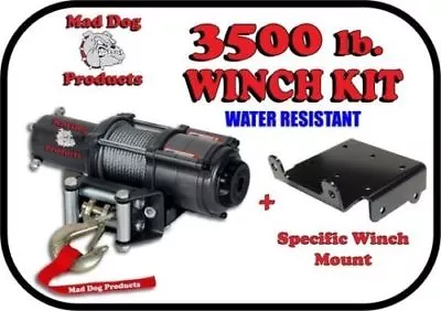 3500lb Mad Dog Winch Mount Combo 06-12 Can-Am Outlander 500 650 800 (and Max) • $274.99