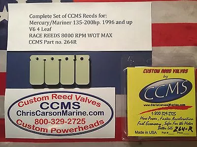 CCMS Mercury/Mariner Racing Outboard Reed 135-200hp 96-up PN.264R • $120