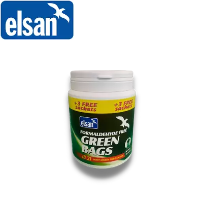 Elsan Green Bags Eco Toilet Sachets 18 +3 Free • £16.98