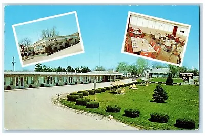 1964 Waldorf Motel Restaurant Highway St. Elmo Illinois Vintage Antique Postcard • $29.95