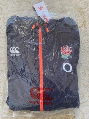 £29.95 • Buy England Rugby Player Issue Training Rain Jacket Brand New BNWT Size Medium