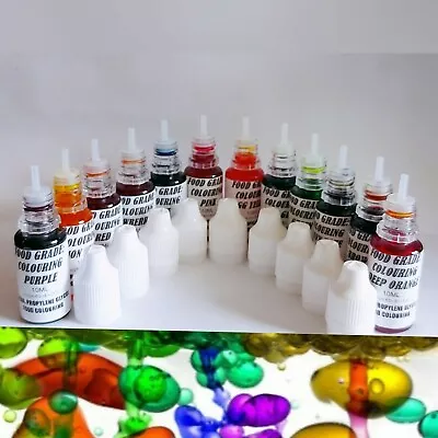 £3.29 • Buy Food Grade Colouring For Cake Decorating-ice Cream -sugarcraft And Other Food 