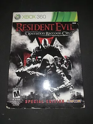 Resident Evil: Operation Raccoon City Special Edition Xbox 360 Steelbook Case • $20