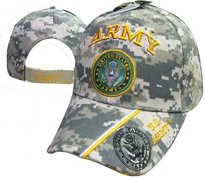 US Army Veteran Logo Cap Hat U.S Military Strong American Armed Forces Patriotic • $9.88