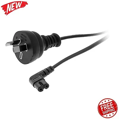 $10.90 • Buy R720AC DOSS 240V Ac Mains To Figure 8-2M Iec C7 Fig8 Right Angle Black Fitted