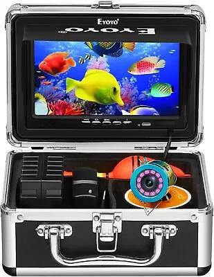 Eyoyo Underwater Fishing Camera 7inch LCD Monitor Fish Finder Waterproof 1000TVL • $119.99