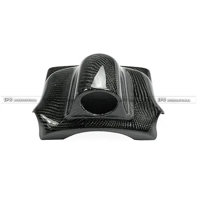 For Mitsubishi EVO 10 X Carbon Interior Dash Top Single Gauge Pod 52mm Cover • $250