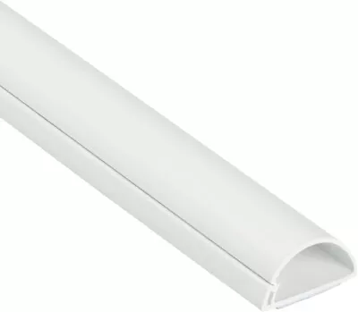 D-Line Micro+ Trunking Cable Cover Half Round Paintable Cable Trunking Self • £11.99