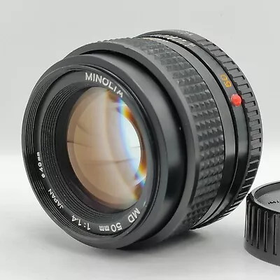 *EXC* Minolta MD 50mm F/1.4 MF Standard Lens For MD Mount • $62.20