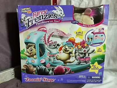 £34.99 • Buy Furreal Friends Furry Frenzies Zoomin Stage 2 In 1 Playset Paws McRockin Pet NOS