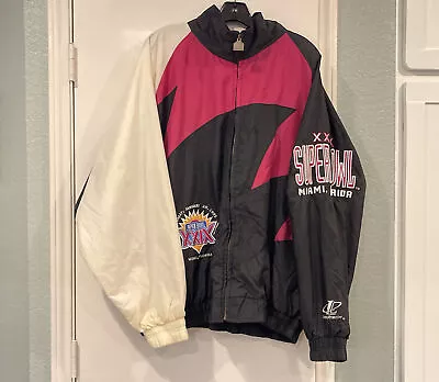 Vtg Logo Athletic SUPER BOWL XXIX Windbreaker Jacket XL Shark Tooth RARE 1995 • $155