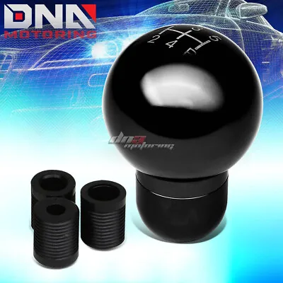 5-Speed Ball Style MT Manual Transmission Stick Shift Knob Black W/ M8 M10 M12 • $8.98