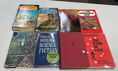 Lot (9) Science Fiction Fantasy Hardcover Classics J.G. Ballard Alfred Bester • $99.99