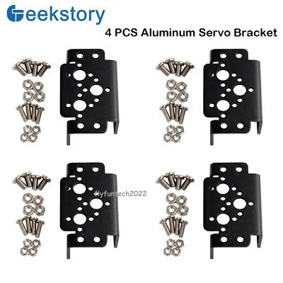 4 Pcs Aluminum Multi-function Servo Motor Bracket Steering Head For MG995 MG996R • $11.69