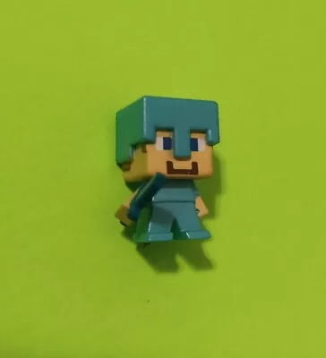 Minecraft Mini-Figures 1  Steve In Diamond Armor Mini Action Figure Mojang • $8