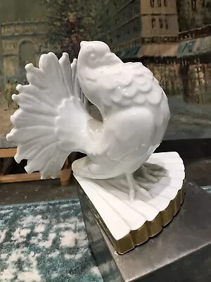 $70 • Buy Vintage Peacock? Rooster? Bird Porcelain Figurine By VA Made In Portugal Rare