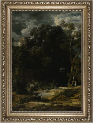 £99 • Buy Vintage & Antique Framed Art Oil Painting | Arnold Böcklin - Spring Evening