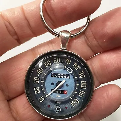 Vintage Volkswagen Bus VW Bug Beetle Karmann Ghia 120 MPH Speedometer Keychain • $12.95