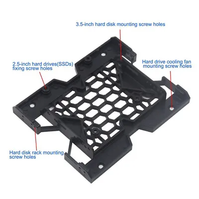 5.25  To 3.5  2.5  SSD Case Adapter Hard Drive Mounting HDD Tray Bracket • £5.51
