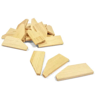 100 X 18 Mm Wooden Wedges For Oil Painting Canvas Frame Stretcher Bars DIY Wedge • £14.95