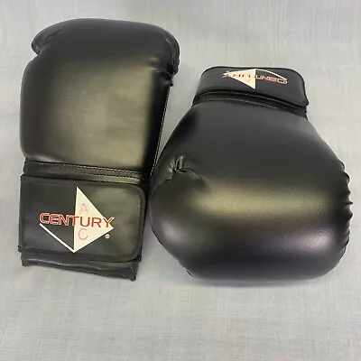 Pair Century Boxing Kickboxing Training Gloves 12 Oz Black Martial Arts • $17.99