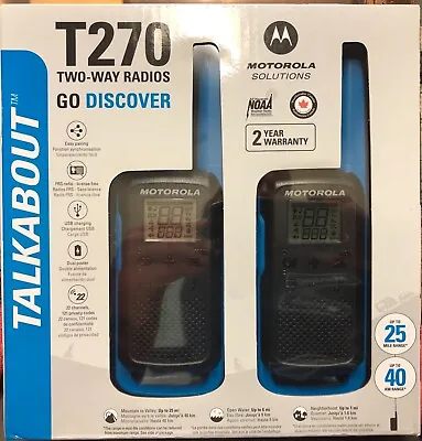 Motorola TALKABOUT Two-Way Radios T270 • $47
