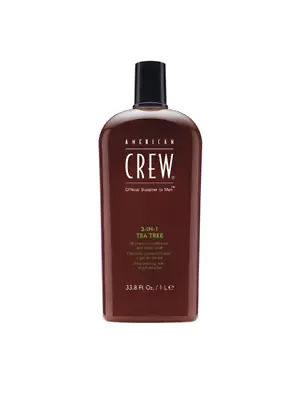 American Crew 3-In-1 Tea Tree Shampoo Conditioner And Body Wash 1 Liter/33.8oz • $22.99