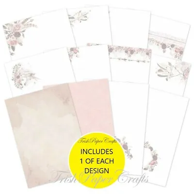 Hunkydory Luxury Inserts For Cards ~ BOHEMIAN BLISS (A4 12 Sheets) • £3.75