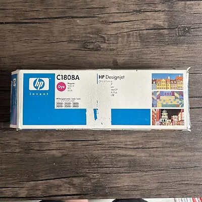 C1808A OEM HP Magenta Dye Ink System NOB Hp Designjet 2000250028003000 Ect • $25