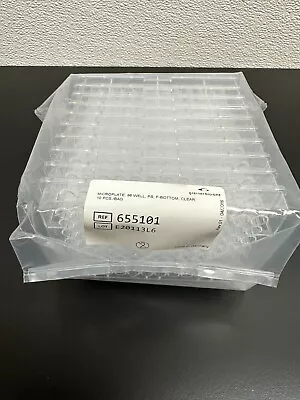 Greiner Bio-One REF 655101 96 Well Microplate Clear F-Bottom • $33.75