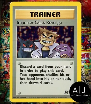 IMPOSTER OAK’S REVENGE - Team Rocket - 76/82 - Uncommon - Pokemon - NM/MT • $3.95