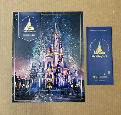 2021 Walt Disney World 50th Anniversary Magic Kingdom Theme Park Poster & Map • $34.95