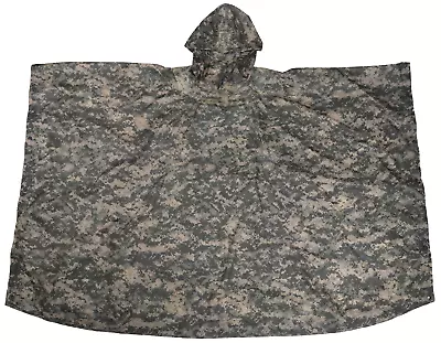 Used US Military ACU Wet Weather Poncho Liner Waterproof UCP Camo Army Tarp • $79.95