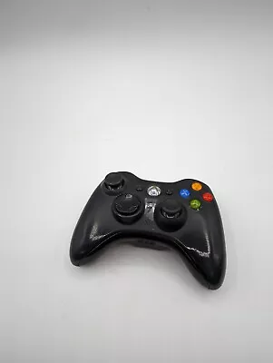 Official Microsoft Xbox 360 Black Wireless Controller Genuine  OEM • $19