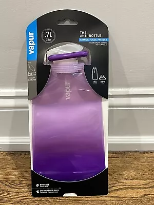 NEW VAPUR Anti-Bottle .7L/23oz Collapsible BPA Free Water Bottle - Lavender • $4.99