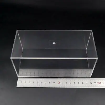 Model Car Acrylic Display Case Boxes Transparent Dust Proof With Black Base Gift • $14.90