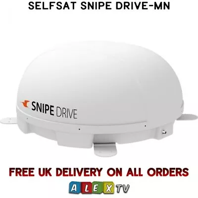 Selfsat Snipe Dome DRIVE-MN Full Auto GPS Tracking System Caravan Satellite Dish • £1799.95