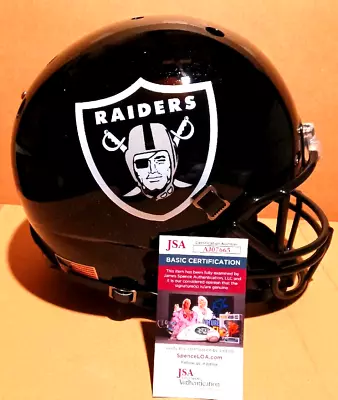 TYREE WILSON Las Vegas Raiders SIGNED Full Size Helmet JSA COA  • $407.61