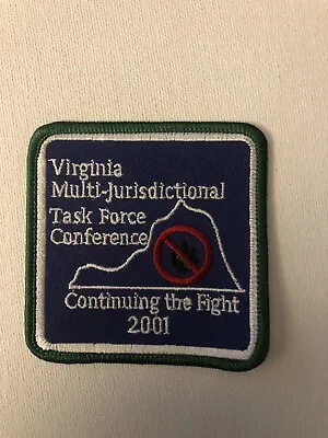 $1.25 • Buy Virginia  Police Multi Jurisdiction Task Force Conf  2001 VA   Police Patch