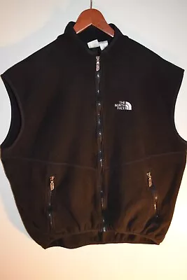 The North Face Vtg Black Fleece Vest Full Zip Men's XL • $22