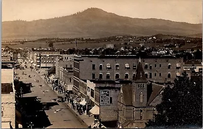 Vintage Postcard RPPC Street View Medford Oregon A4 • $17.99