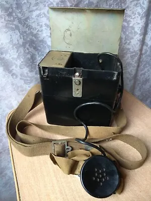 RARE Vintage Military Field PHONE Telephone Bakelite Soviet USSR Box Army • $199